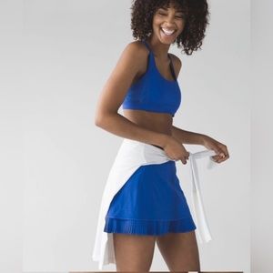 Lululemon City Sky Run By Skirt Harbor Blue Size 8